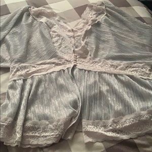 Forever 21 sheer blouse